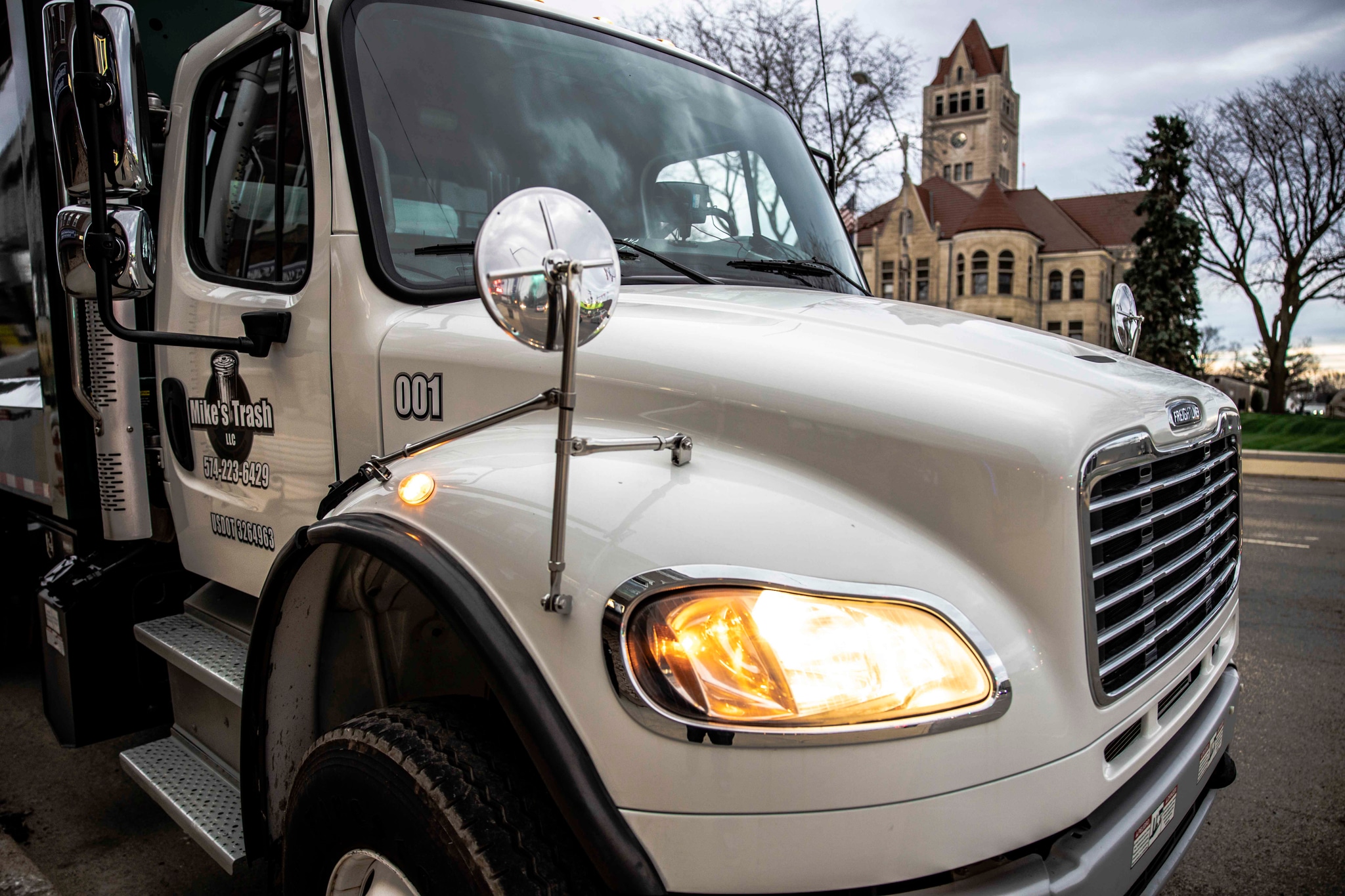 Mike's Trash professional truck fleet